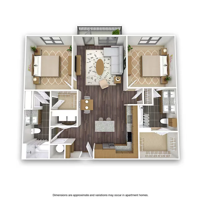 Turtle Creek 1241 floor plan
